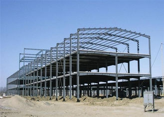Industrielle Stahl- Rahmen-Gebäude, Metall-Hall-Licht-Messgerät-Stahlkonstruktionen