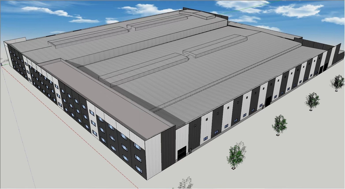 Stahlindustriebau Q235 für multi Zweck-Produktions-Werkstatt