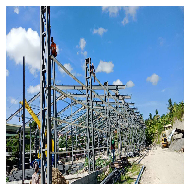 Philippine Stahlkonstruktion für breite Ausdehnung der Werkstatt Lagerhaus Fabrik