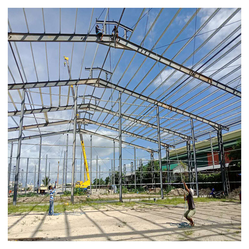Philippine Stahlkonstruktion für breite Ausdehnung der Werkstatt Lagerhaus Fabrik