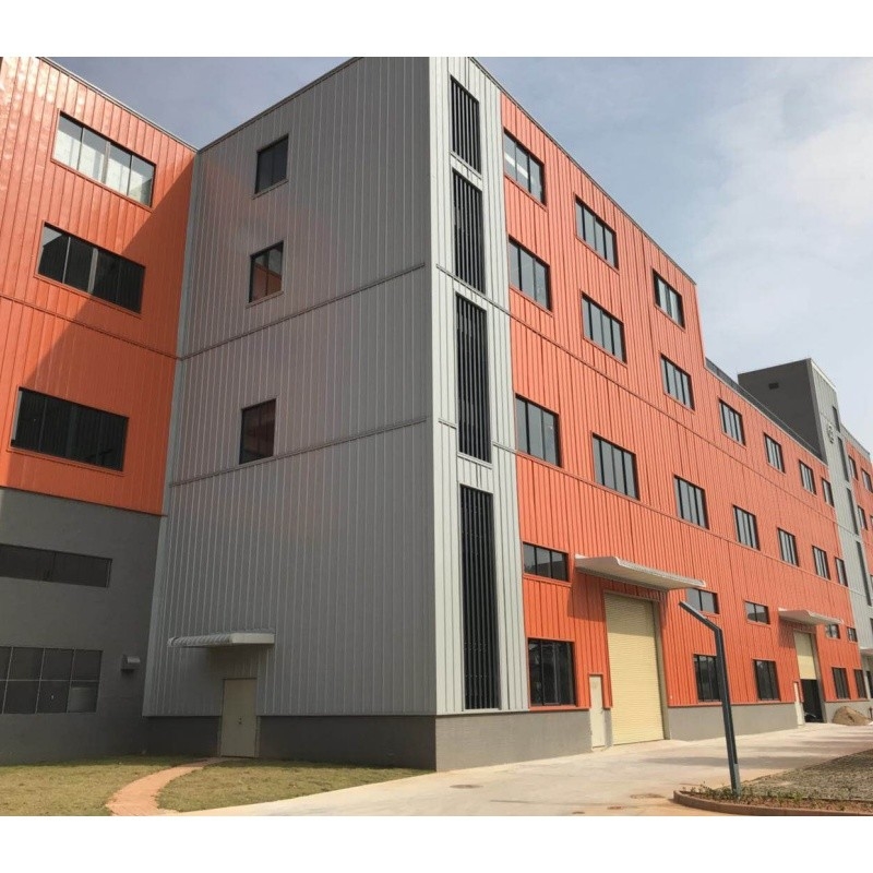 Q235 Schwermetallgebäude mit elektrischer Rolltür und Fenster aus Aluminiumlegierung