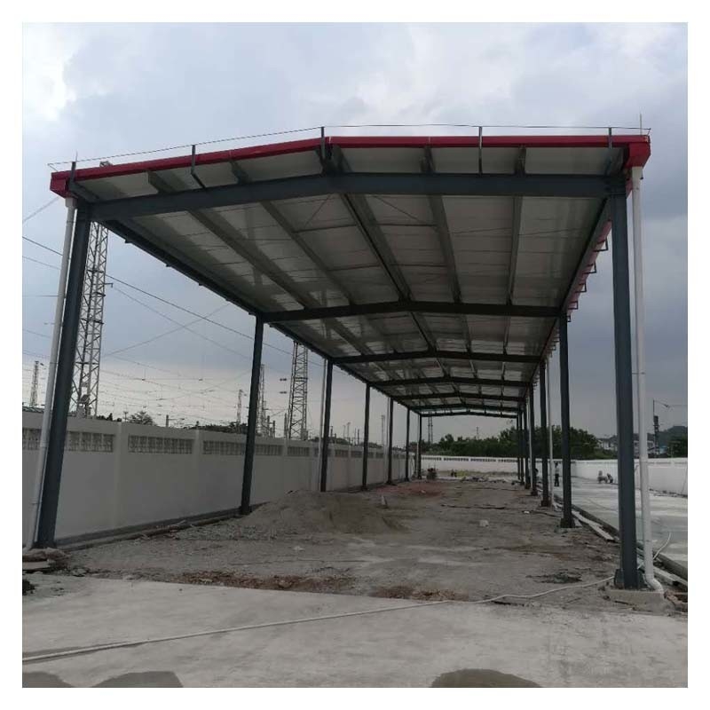 Einfache Installation Außen Stahlkonstruktion Stahlrahmen Autoschuppen Garage Hangar In China