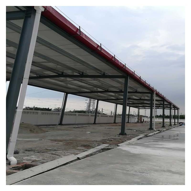 Einfache Installation Außen Stahlkonstruktion Stahlrahmen Autoschuppen Garage Hangar In China