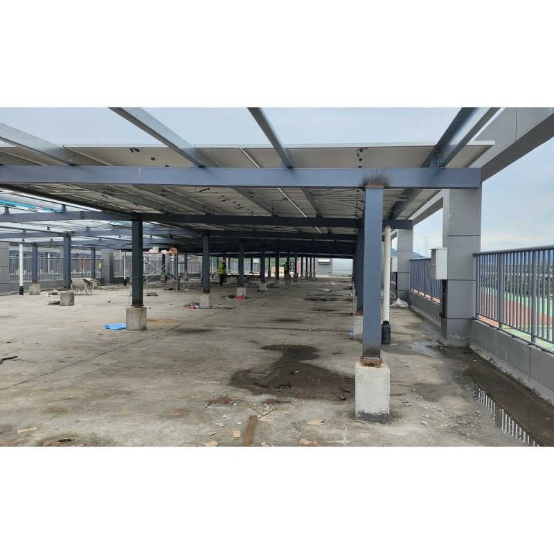 Q235Z Stahlkonstruktion Stahlkonstruktion für die Installation von Solarenergiesystemen Fertigbau