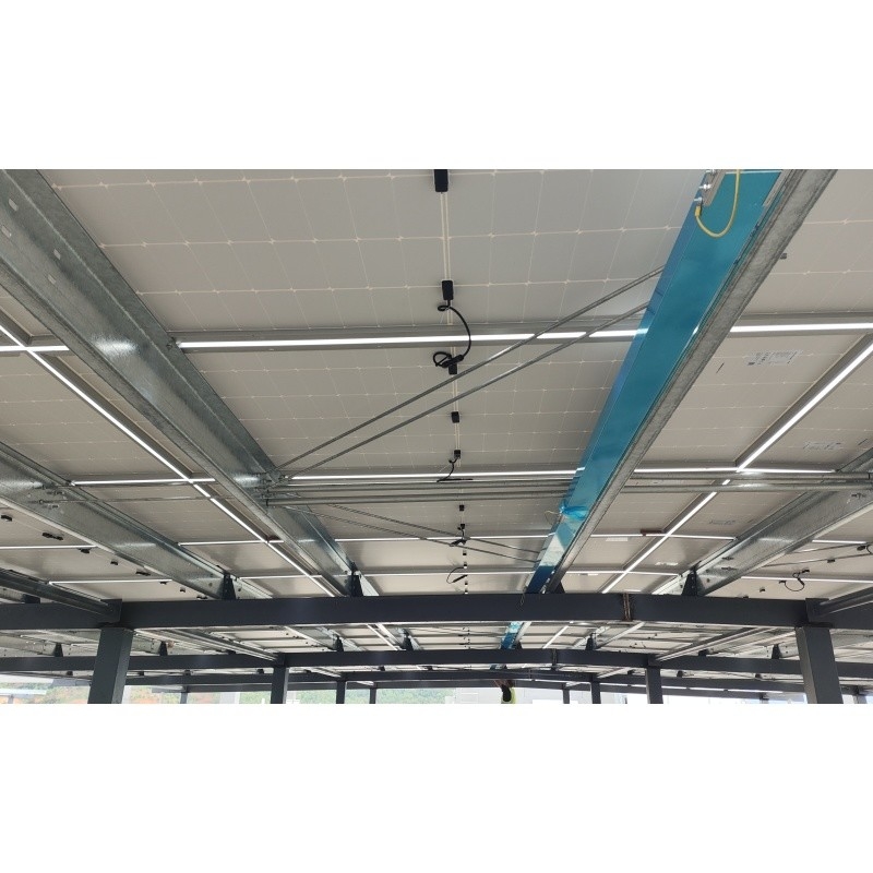 Q235Z Stahlkonstruktion Stahlkonstruktion für die Installation von Solarenergiesystemen Fertigbau