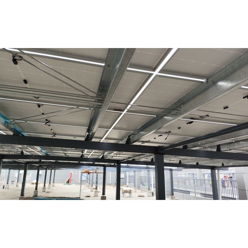Q235Z Stahlkonstruktion Stahlkonstruktion für die Installation von Solarenergiesystemen Fertigbau