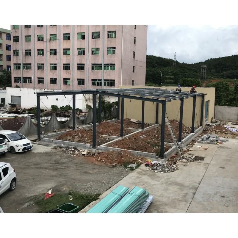 China produziert Stahlkonstruktion Baumaterialien für Lager Metall Lagerhaus Gebäude Drei-Proof-Lagerhaus