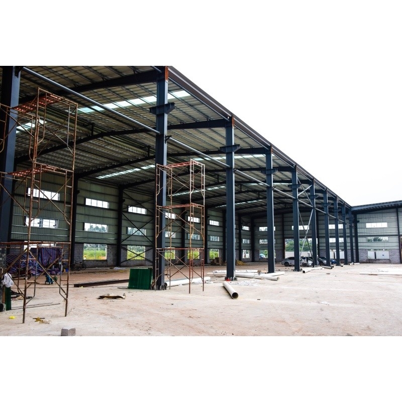 Q345 Verzinkte Fabrikvorgefertigte Materialien Stahlkonstruktion für Stahlfabriken