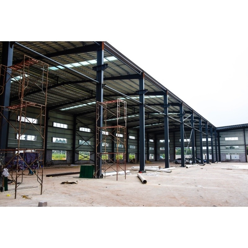 Q345 Verzinkte Fabrikvorgefertigte Materialien Stahlkonstruktion für Stahlfabriken