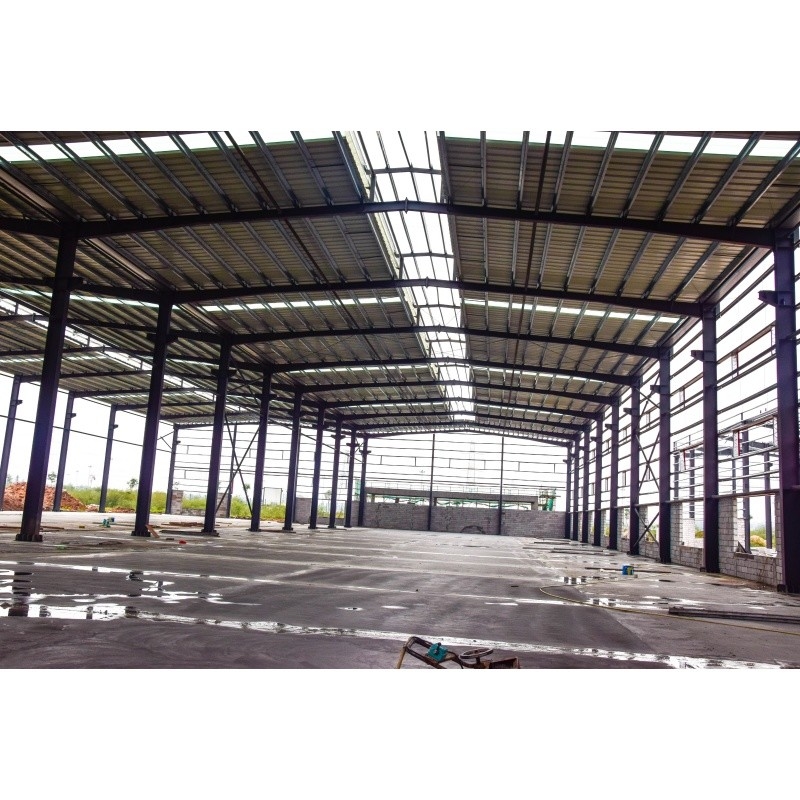 Q345 Verzinkte Fabrikvorgefertigte Materialien Stahlkonstruktion für Stahlfabriken