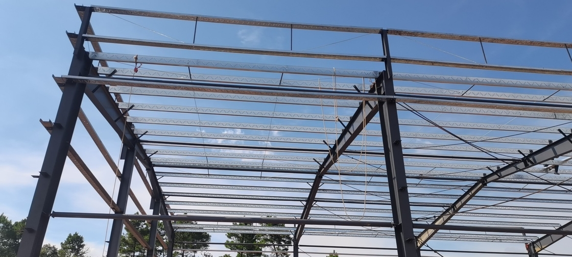 Hot Dip Galvanized Feuchtigkeitsdicht Stahlrahmen Gewächshaus Bauen für Gemüse Gewächshaus Lager