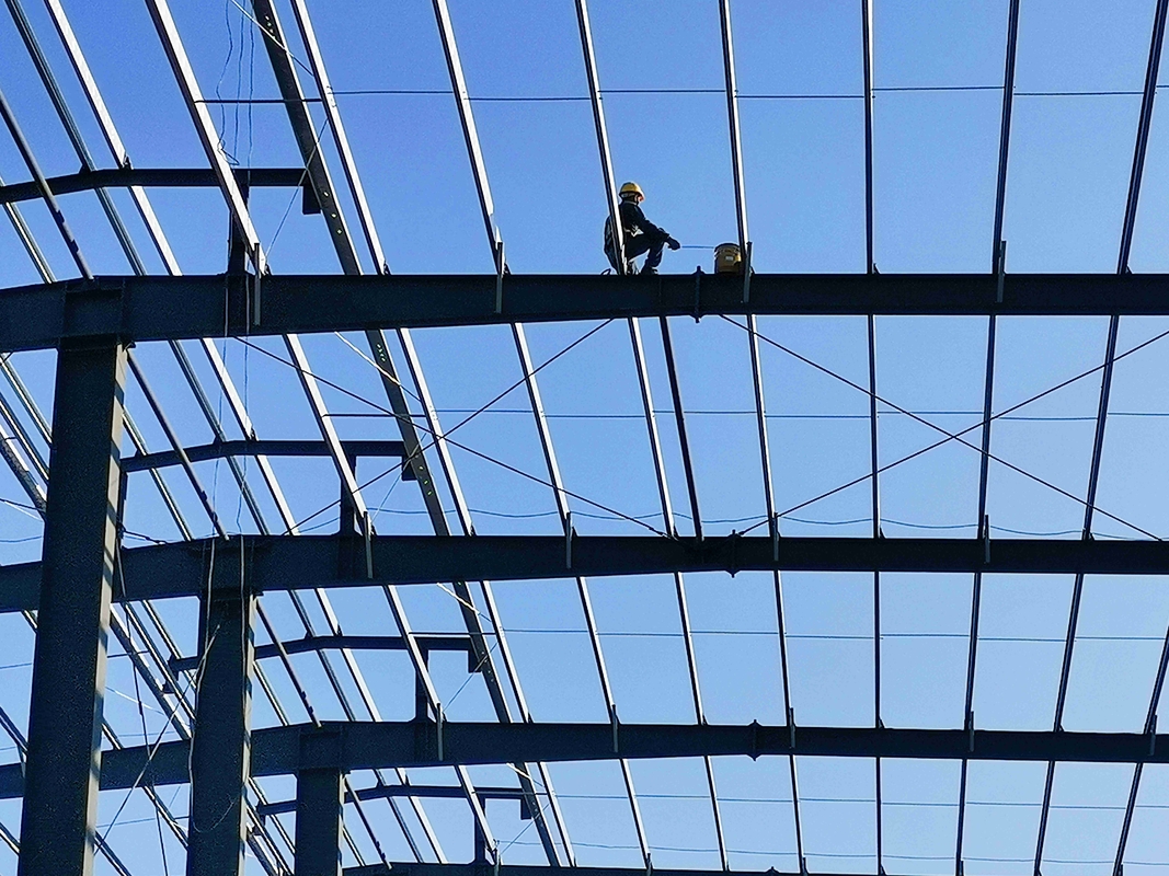 Hochfeste galvanisierte Portaltyp Großspannstahl für Fabrikgebäude