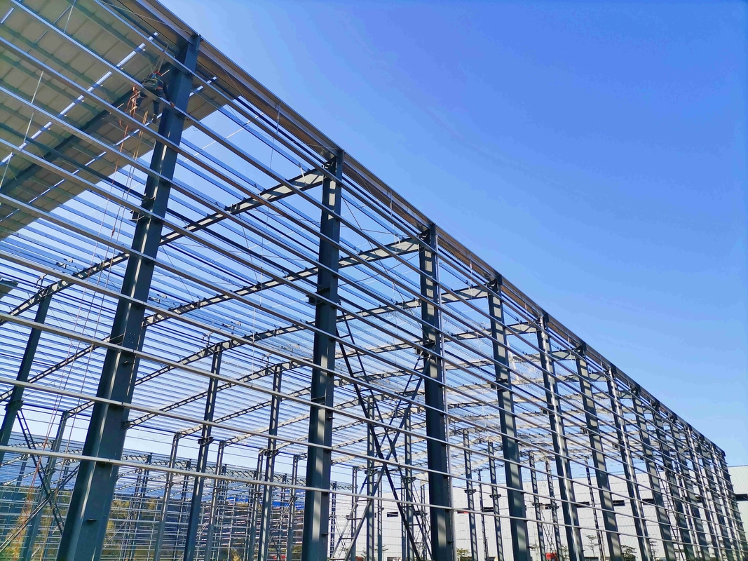 Hochfeste galvanisierte Portaltyp Großspannstahl für Fabrikgebäude
