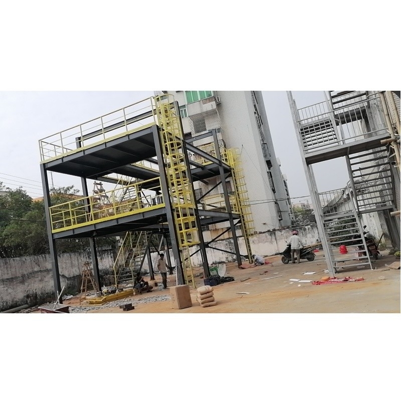 Stahlkonstruktion Mezzanine Boden Lager Innenräume Stahlplattform Mezzanine für Lager