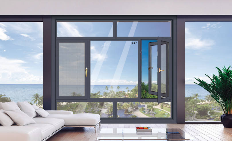 Moderne Minimalistische Fenster mit verstecktem Bildschirm, leicht zu entfernen und zu reinigen