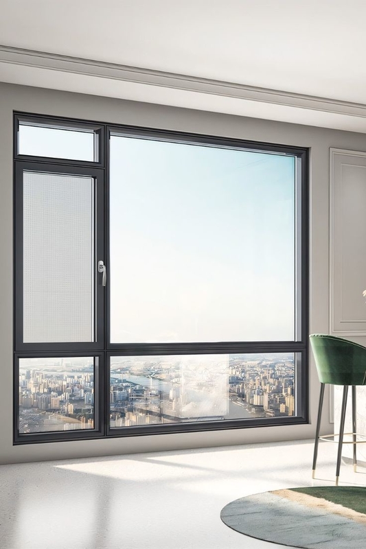 Moderne Minimalistische Fenster mit verstecktem Bildschirm, leicht zu entfernen und zu reinigen