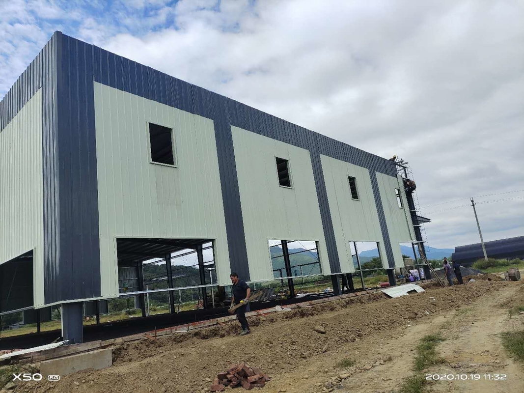 Neuartige Fertigbauten Stahlkonstruktion Baufertigfabrik