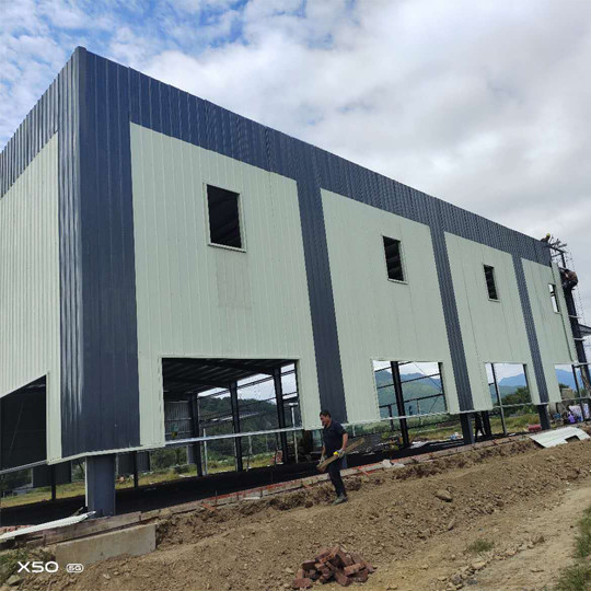 Neuartige Fertigbauten Stahlkonstruktion Baufertigfabrik