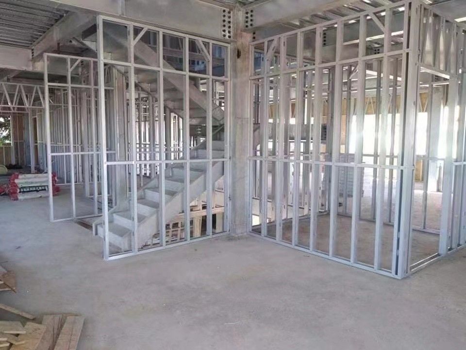 Schalldämmung Schrägdach Villa Mehrgeschossige Leichtstahl Haus für das Krankenhaus