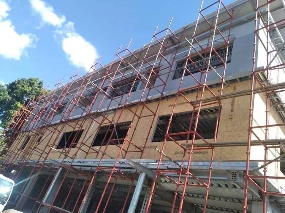 Schalldämmung Schrägdach Villa Mehrgeschossige Leichtstahl Haus für das Krankenhaus