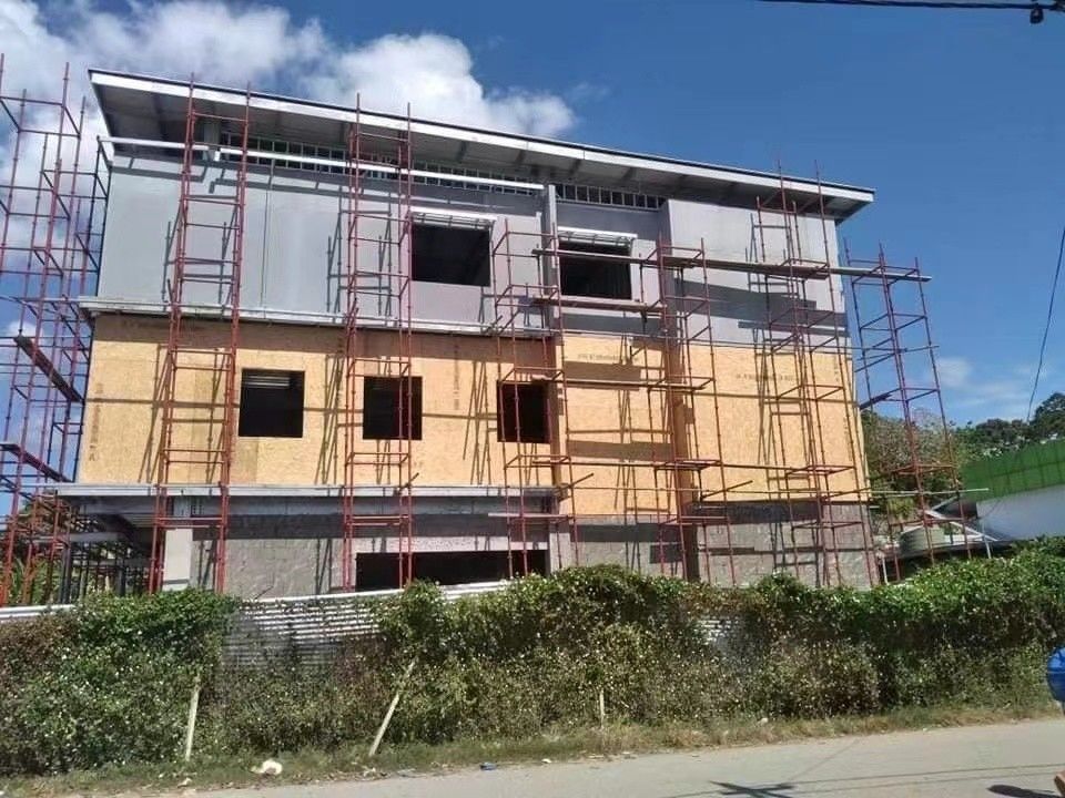Schalldämmung Schrägdach Villa Mehrgeschossige Leichtstahl Haus für das Krankenhaus